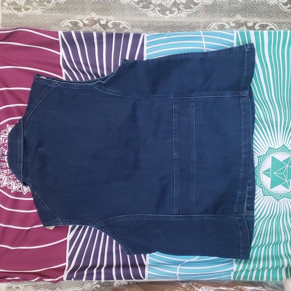 Ladies Western Honey Creek Denim Vest Scully Leather=PMNAT1 - Picture 3 of 4